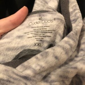 Cuddl duds fleece pajama dress/ gown